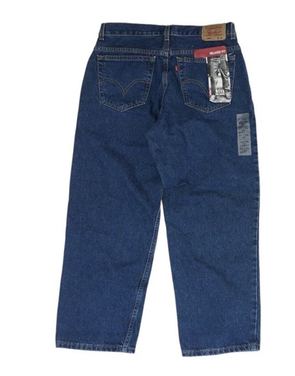 NWT Boy's Levi’s 550 Relaxed Fit Jeans Size 16 Husky Dark Wash
